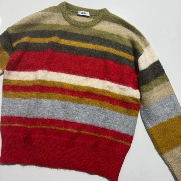 Hawley Oversized Stripe Wool Jumper - Picture 2 of 6